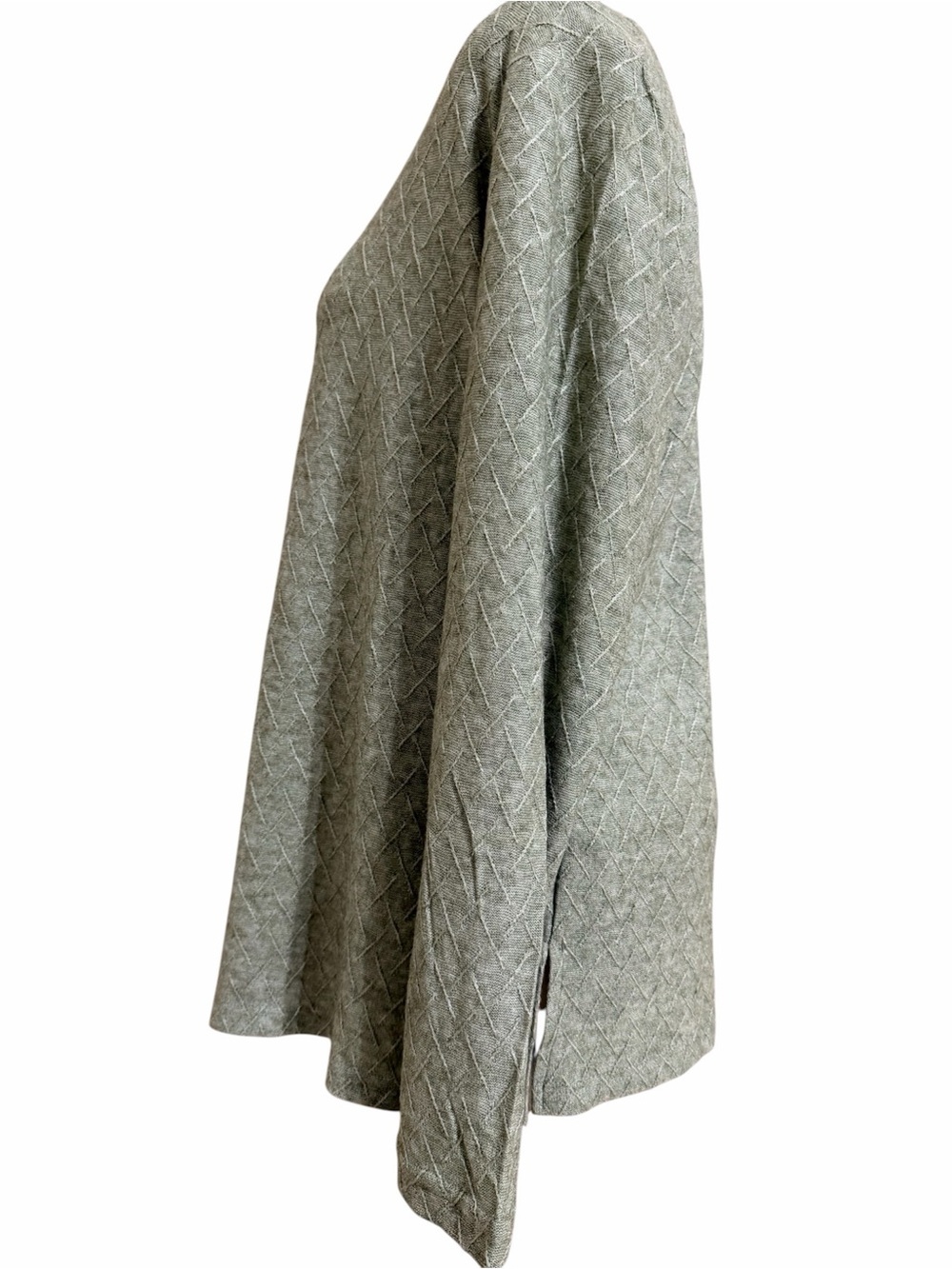 Mario Serrani Italy Cable Knit Sweater Top Long Sleeve Olive Green Women’s M - Picture 3 of 6